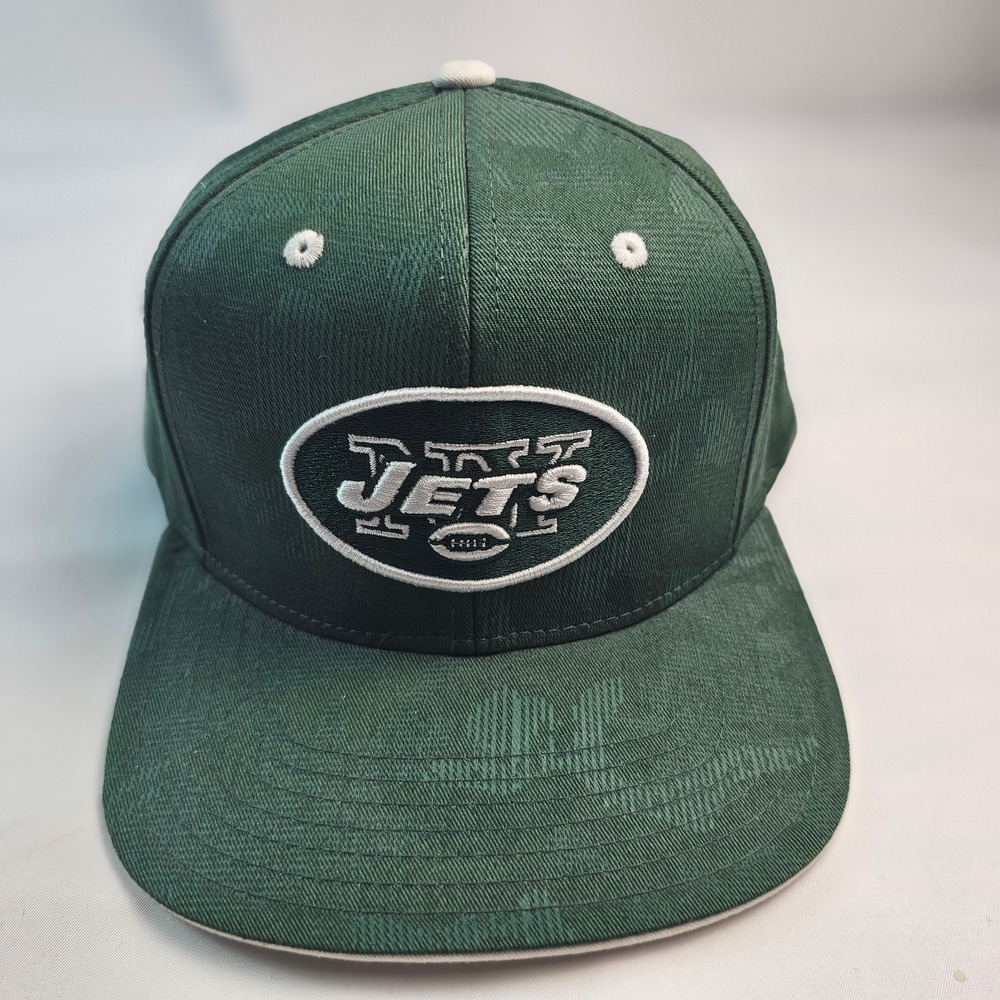 NFL Team Apparel Youth New York Jets Green Hat Baseball Cap One Size OSFM